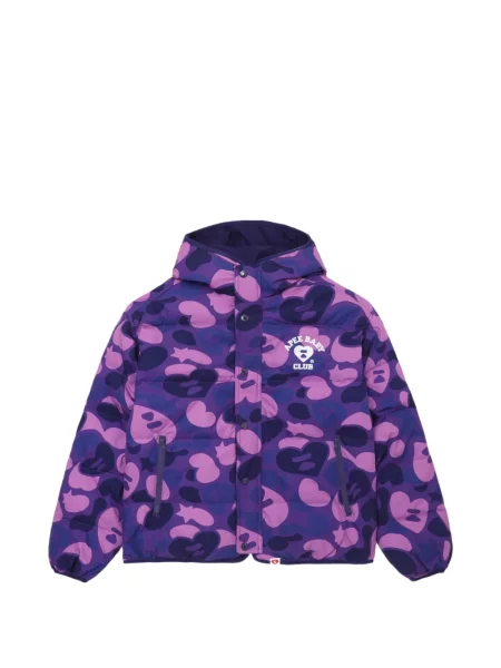 Geacă Apee™ By *a Bathing Ape® cu imagine cu model camuflaj violet