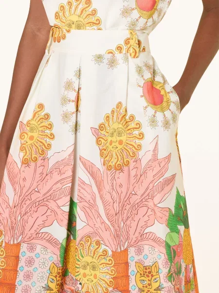 More & More Spódnica weiss żółta