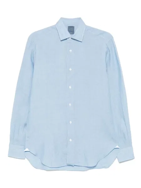 Ленена риза Barba синьо