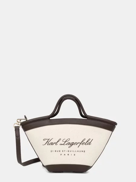 Torebka Karl Lagerfeld beżowa