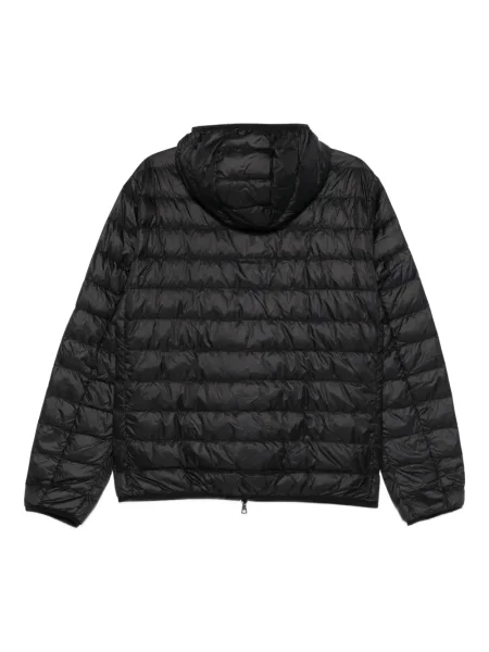 Geacă Ea7 Emporio Armani cu glugă negru