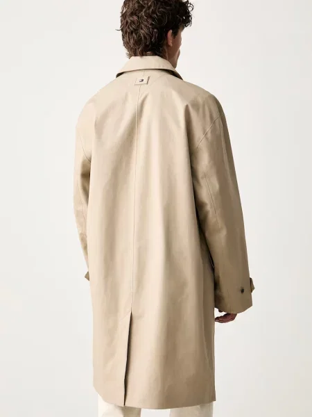 Tommy Hilfiger Płaszcz beige beżowy