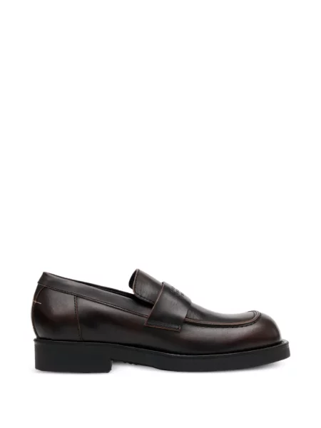 Pantofi loafer Mm6 Maison Margiela din piele maro