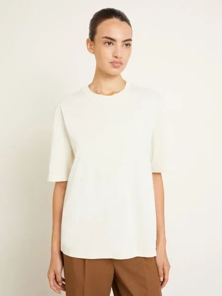 Ami Paris T-Shirt beige biała
