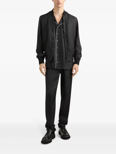 Cămașă Dolce & Gabbana din jacard negru