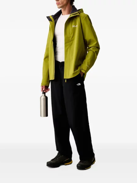 Geacă Jack Wolfskin cu glugă verde