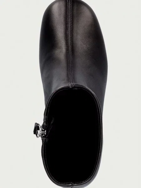 Кожаные ботильоны Souliers Martinez на шпильке