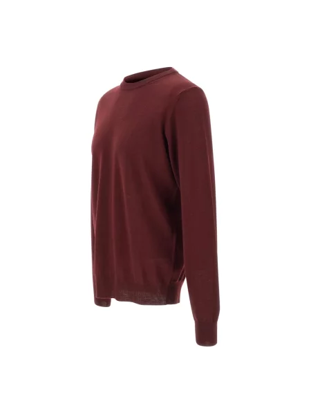 Sweter Kangra wełniany czerwony