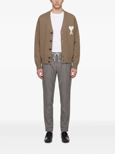 Pantaloni Eleventy cu cordon gri
