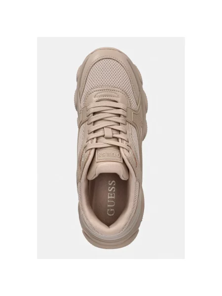 Sneakersy Guess skórzane beżowe