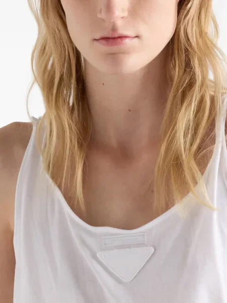 Top Prada alb
