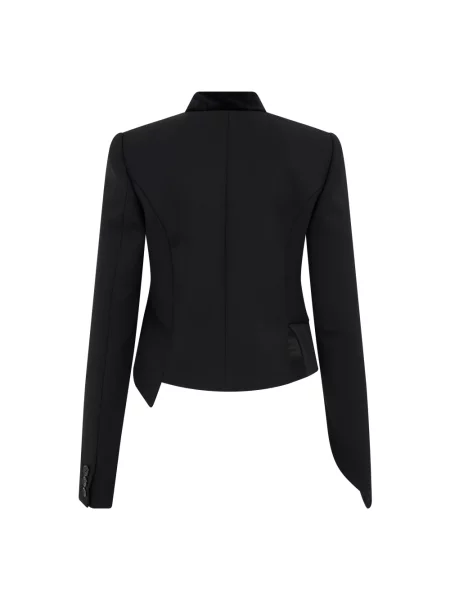 Kurtka Moschino wełniana czarna