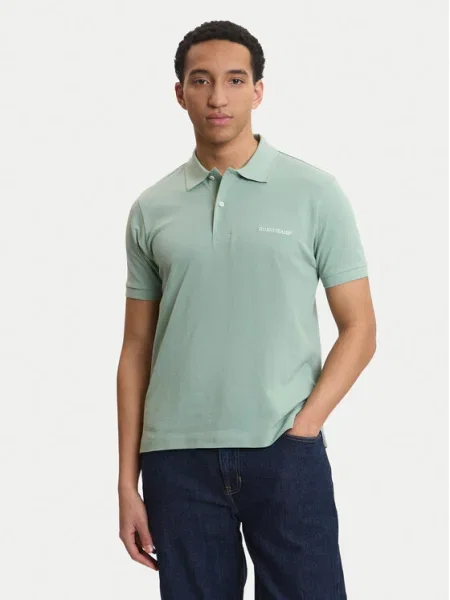 Guess Jeans Pólóing Regular Fit zöld