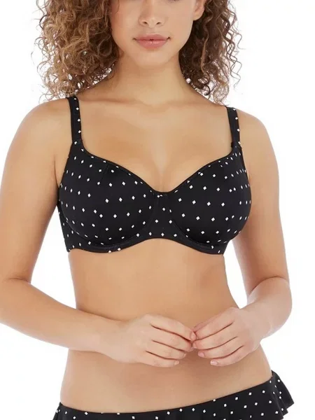 Верхня частина купальника Freya Jewel Cove поліамід/еластан чорний