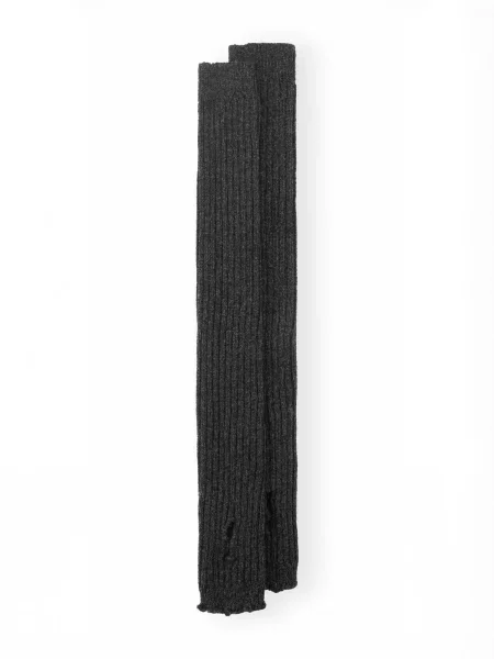 Moshi moshi mind Ponožky legwarmers tmavě šedá