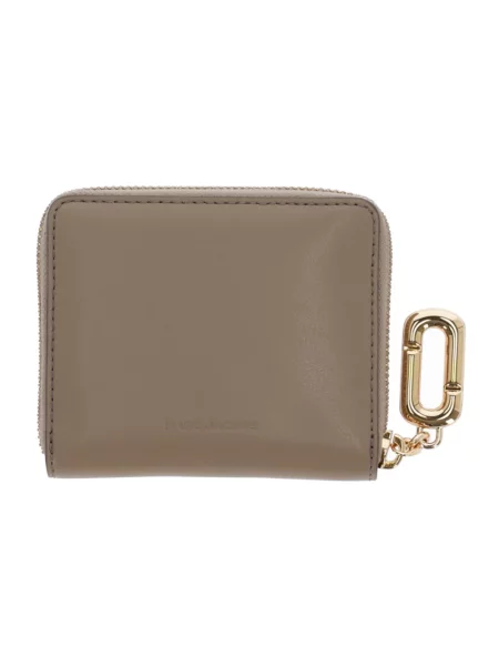 Kompaktowy portfel Marc Jacobs skórzany elegancki szary