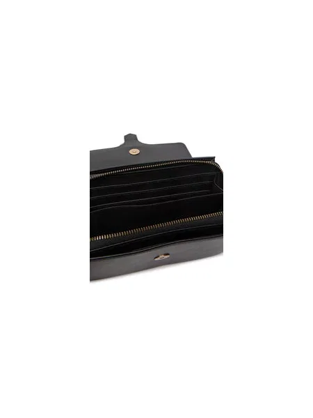 Just Cavalli crossbody torbica iz umetnega usnja črna