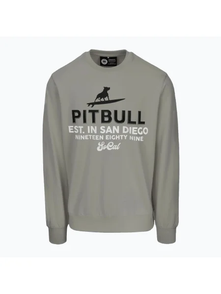 Мъжки Pitbull Surfing Dog Crewneck Суитшърт dusty salvia зелено