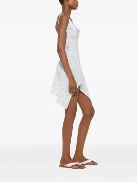 Rochie Pucci cu imagine albastru