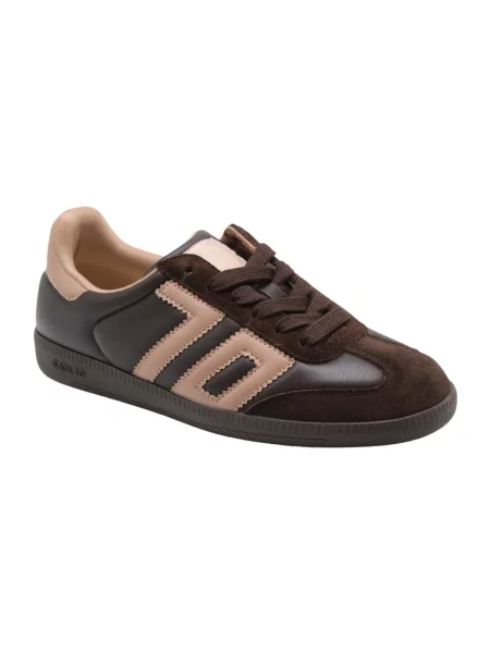 Sneakersy Back70 brązowe
