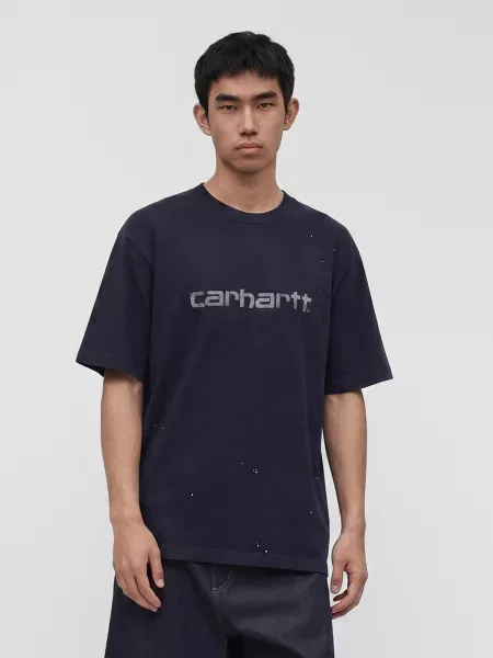 Carhartt WIP Tričko Painter námornícka modrá / jedľová biela