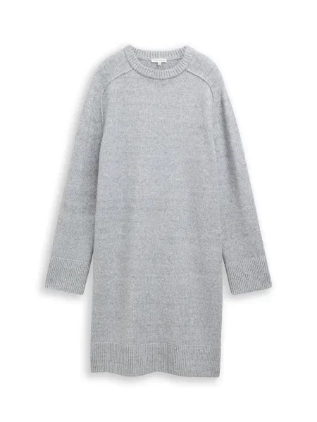 TOM TAILOR Rochie tricotat gri