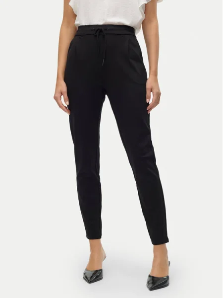 Vero Moda Pantaloni din Eva negru