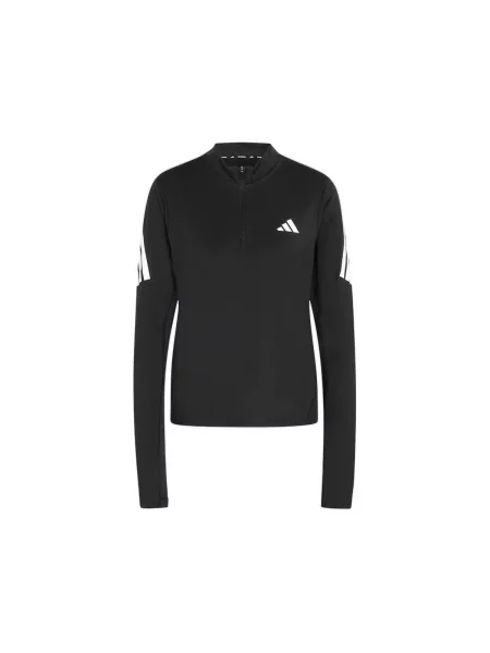 Adidas Tehnička majica dugih rukava Iconic Running crna