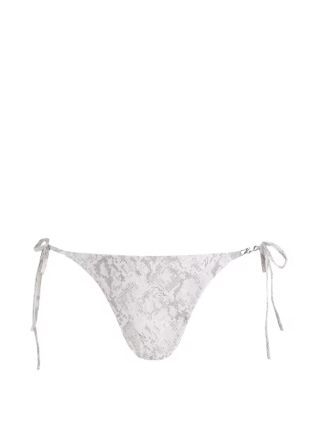 Bikini Karl Lagerfeld cu imagine cu model piele de șarpe cu legături