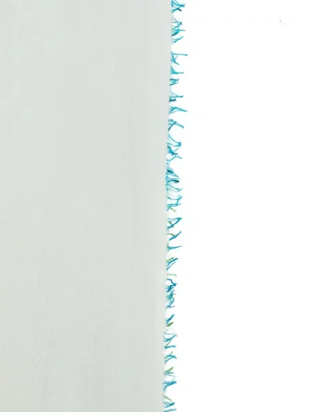 Κασκόλ Faliero Sarti με κρόσσια μπλε