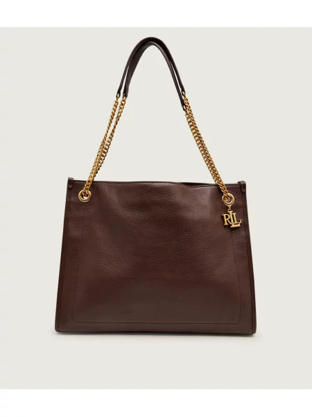 Lauren Ralph Lauren Shopper táska csokoládé barna