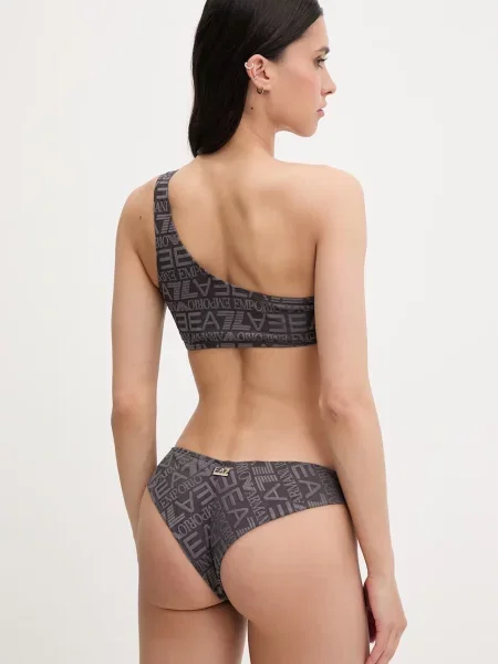 Emporio Armani strój kąpielowy dwuczęściowy szary