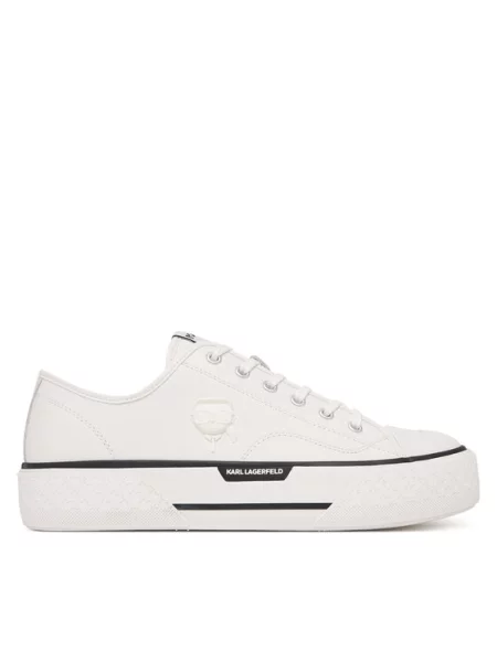 Plátěnky KARL LAGERFELD Kampus Max III bílá