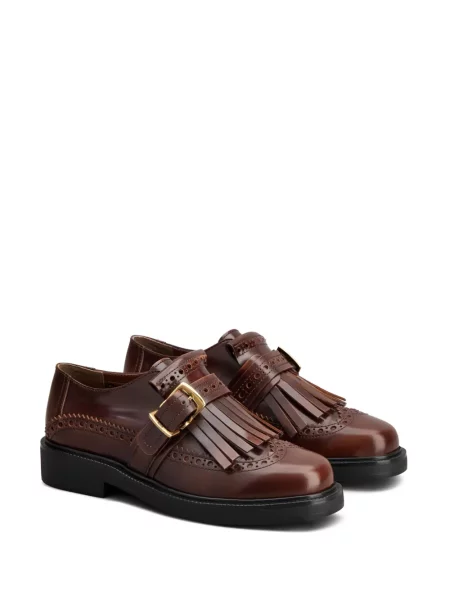 Iš natūralios odos žemi kerzai Tod's ruda