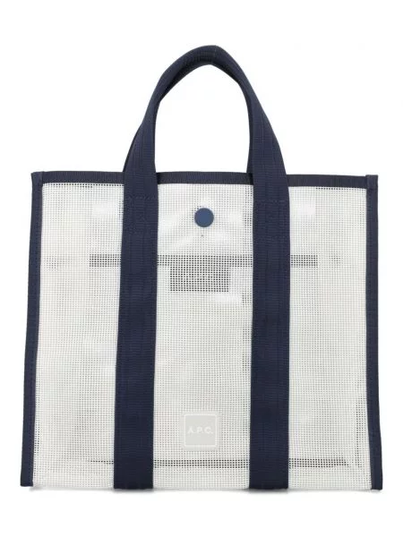 Geantă shopper A.p.c. alb