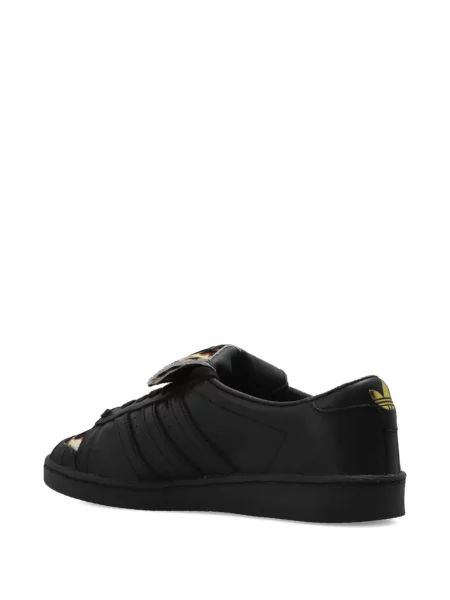 Дънки Adidas с принт с леопардов принт сребристо