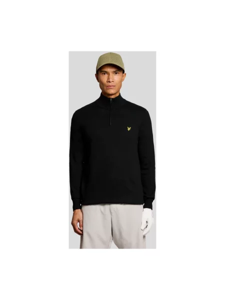 Kardigan Lyle & Scott wełniany czarny