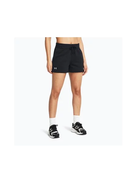 Шорти для тренувань Under Armour Rival Fleece black/white білі
