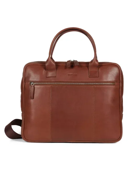 Torba na laptopa Howard London brązowa