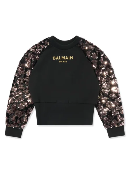 Bluza dziecięca Balmain czarna
