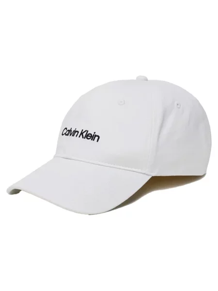 Calvin Klein Kšiltovka Logo Embroidery bílá