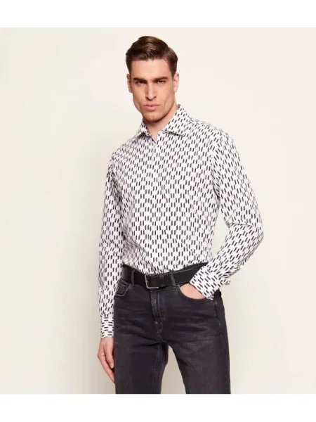 Karl Lagerfeld Cămașă | Modern fit alb