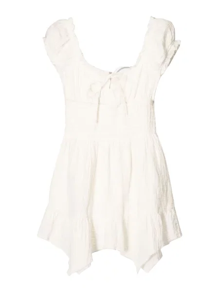 Bershka Koktejl obleka bela