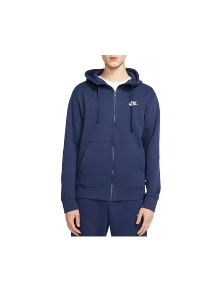 Bluza z kapturem Nike polarowa niebieska