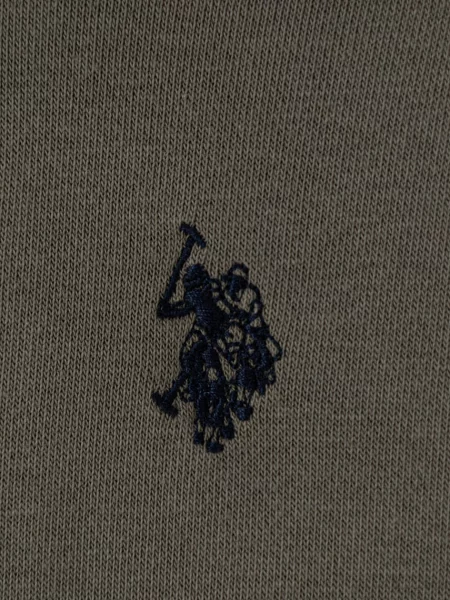 U.S. Polo Assn. кофта на застібці з капюшоном дитяча з бавовною