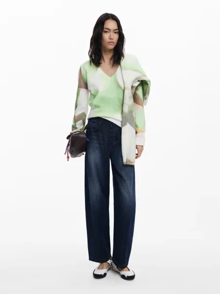 Desigual Pulover Oulu zelena