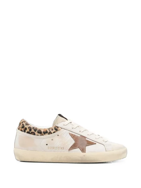 Sneakerși Golden Goose cu imagine cu model leopard