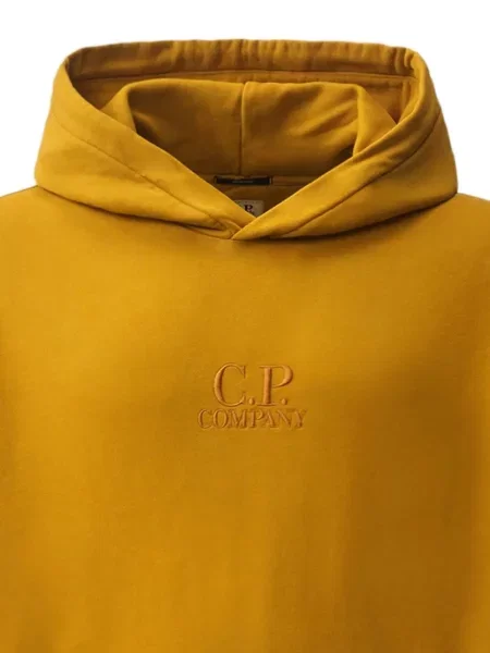 Суичър с качулка C.p. Company бродиран жълто