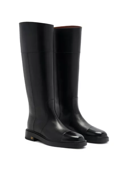 Botine Valentino Garavani din piele negru