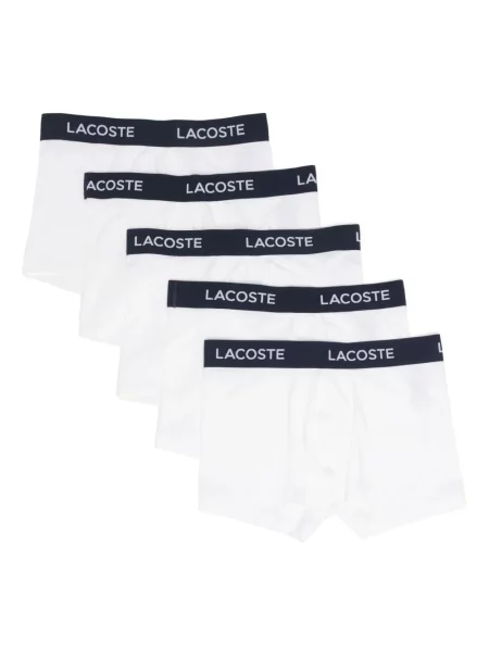 Șosete Lacoste stretch alb